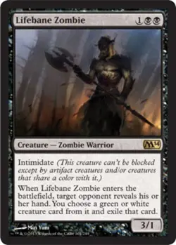 Lifebane Zombie - Magic 2014 (M14) #101/249 MTG Magic The Gathering - Image 1