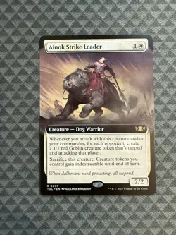 MTG Ainok Strike Leader #0051 Ext. Art R Commander: Tarkir: Dragonstorm (TDC) - Image 1