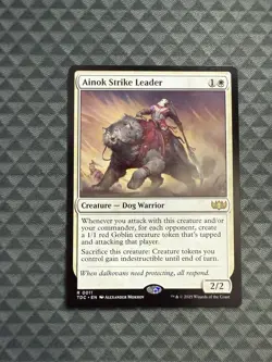 MTG Ainok Strike Leader #0011 Rare Commander: Tarkir: Dragonstorm (TDC) - Image 1