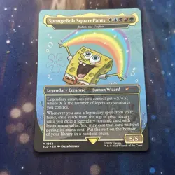 SpongeBob SquarePants Borderless Foil MTG Single, Secret Lair, Mythic 1932 NM - Image 1