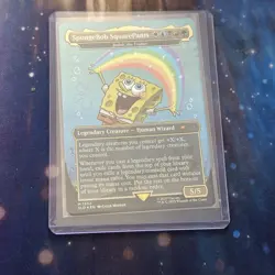 SpongeBob SquarePants Borderless Foil MTG Single, Secret Lair, Mythic 1932 NM - Image 3