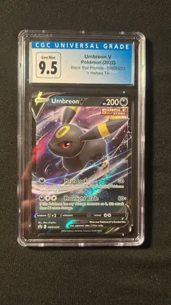 Umbreon V Pokemon 2022 - Black Star Promos #SWSH203 L! CGC Gem Mint 9.5 - Image 1