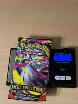 HEAVYU 22.72 Grams! Pokemon Mega Evolution Factory Sealed Booster Pack!! - Image 1