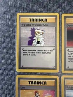 Pokemon TCG Trainer Base Set Rare Lot LP+ - Image 2