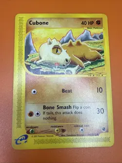 Pokemon TCG Cubone 103/165 Expedition Regular LP Free Shipping! - Image 2