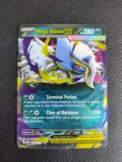 Pokemon TCG - Mega Absol ex 086/132 Mega Evolution Double Rare Holo - Image 1