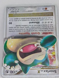 Snorlax Lv.X 111 Rising Rivals Holo Ultra Rare Pokemon TCG Nintendo ITALIAN LP - Image 4