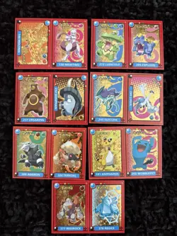 Pokemon Pokedex 2022 Stickers Gold Star Foil Peru Set Of 20 - Image 2