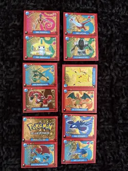 Pokemon Pokedex 2022 Stickers Gold Star Foil Peru Set Of 20 - Image 4