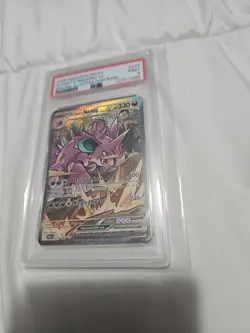 Pokemon TCG Team Rockets Nidoking EX 233/182 Destined Rivals PSA 9 - Image 1