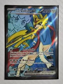Pokemon TCG: Hop's Zacian ex (176/159) - Ultra Rare - Journey Together - NM - Image 1
