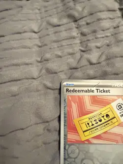 Pokemon TCG Trainer Redeemable Ticket Reverse Holo 156/159 Journey Together NM - Image 4