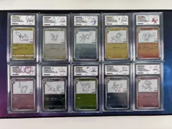 Pokemon Yu Nagaba COMPLETE SET Eeveelutions + Pikachu Japanese 💎 ACE 10 💎 - Image 1