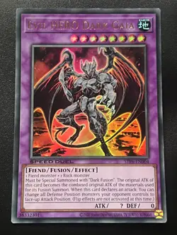Evil HERO Dark Gaia STP6-EN004 Ultra Rare Near Mint Yugioh - Image 1