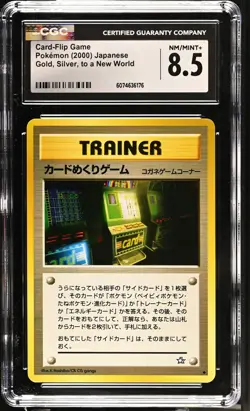 CGC 8.5 Card-Flip Game 2000 Neo Genesis Japanese Pokemon Card - Image 1