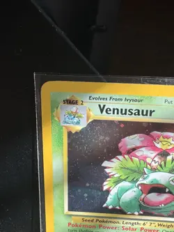 Pokemon TCG Venusaur Holo Card 13/53 WOTC Promo Vintage 1999 Black Star - Image 2