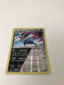 Pokemon TCG XY Steam Siege - Bisharp #64/114 - Reverse Holo Rare Card LP - Image 1