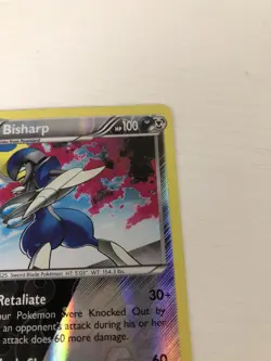 Pokemon TCG XY Steam Siege - Bisharp #64/114 - Reverse Holo Rare Card LP - Image 4