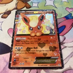 Flareon EX Holo XY Generations Radiant RC6/RC32 Pokemon Card Near Mint - Image 2