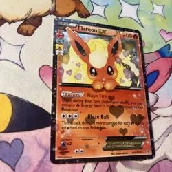 Flareon EX Holo XY Generations Radiant RC6/RC32 Pokemon Card Near Mint - Image 3