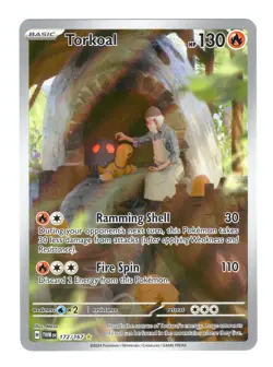Torkoal Illustration Rare 172/167 SV06: Twilight Masquerade Pokemon Card NM - Image 1
