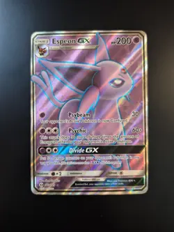 Espeon GX Full Art Ultra Rare Holo Card 140/149 Sun And Moon Nm/m - Image 1
