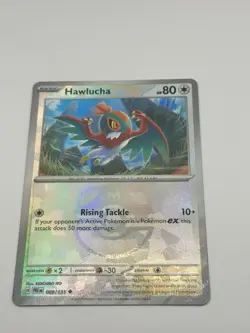 Pokemon Card Hawlucha 089/131 Master Ball Rare Uncommon Prismatic Evolutions LP - Image 1