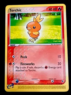 Torchic 73/109 NM EX Ruby Sapphire Common Vintage Pokemon Card - Image 1