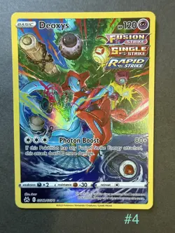 Pokemon Deoxys TCG Full Art Ultra Rare Holo Card GG12/GG70 Excellent to NM Cond - Image 1