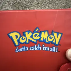 Vintage 1999 Authentic Red Pikachu Pokemon 4-Pocket Card Binder Book Album - Image 4