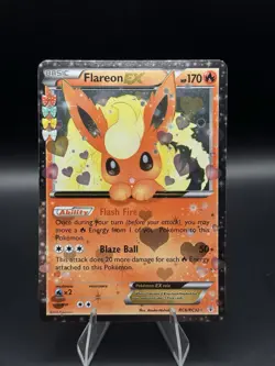 Flareon EX Holo XY Generations Radiant RC6/RC32 Pokemon Card - Image 1