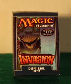 MTG InvasionDISMISSAL Deck--Factory Sealed--Plus BCW Deck Guards - Image 1