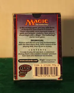 MTG InvasionDISMISSAL Deck--Factory Sealed--Plus BCW Deck Guards - Image 2