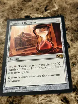 SANDS OF DELERIUM Magic MTG M13 Core Set - Image 1