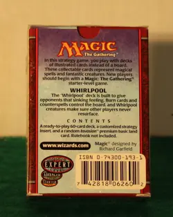 MTG Apocalypse WHIRLPOOL Deck--Factory Sealed--Plus BCW Deck Guards - Image 2