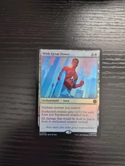 MTG Marvel's Spider-Man - With Great Power . . . (24) - Rare FOIL - NM/MT - Image 1