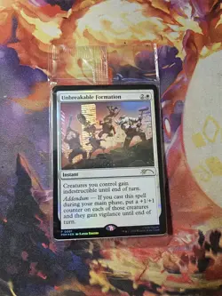 Unbreakable Formation NYCC TMNT Promo Foil Sealed Magic The Gathering MTG Turtle - Image 1