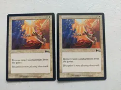 Erase x 2 Urza's Legacy Regular MTG LP - Image 1