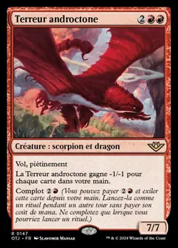 mtg magic Stingerback Terror FRENCH vf fr Terreur androctone - Image 1
