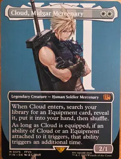 MTG Final Fantasy Cloud, Midgar Mercenary M 0375 NM - Image 3