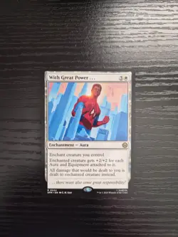 MTG Marvel's Spider-Man - With Great Power . . . (24) - Rare - NM/MT - Image 1