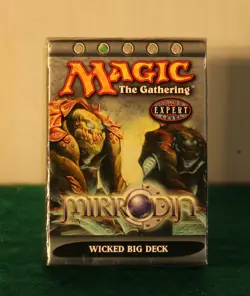 MTG Mirrodin WICKED BIG Theme Deck--Factory Sealed--Plus BCW Deck Guards - Image 1