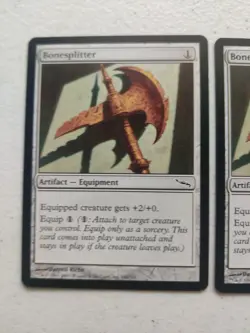 Bonesplitter x 2 Mirrodin Regular MTG - Image 2
