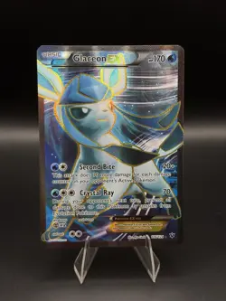 Pokemon TCG Glaceon EX Full Art Ultra Rare Holo XY Fates Collide 116/124 LP - Image 1