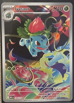 Ivysaur 134/132 - Illustration Rare - Mega Evolution Base Set - Pokemon TCG - Image 1