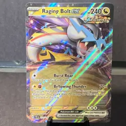 Pokemon TCG Raging Bolt ex 123/162 SV05: Temporal Forces NM/M - Image 1