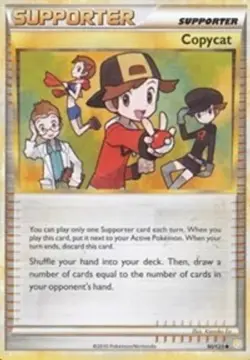 Copycat (#90/123) - Reverse Holofoil HG & SS - Base Set MP Pokemon - Image 1
