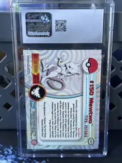 2000 Topps Pokemon Series 3 Mewtwo #150 CGC 10 Gem Mint - Image 2