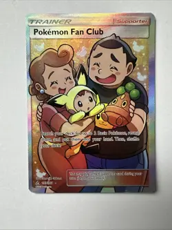 Pokemon TCG- Pokemon Fan Club 155/156 S&M Ultra Prism Ultra Rare - NM/M - Image 1