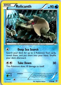 Relicanth 23/98 Pokemon - XY Ancient Origins MP - Image 1